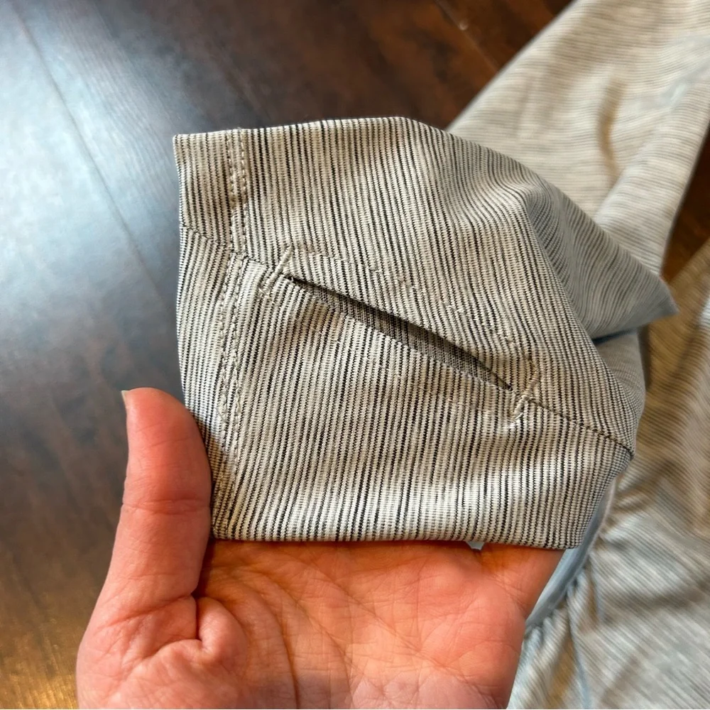 [All in Motion] Striped Gray Track Jacket - Picture 6 of 7